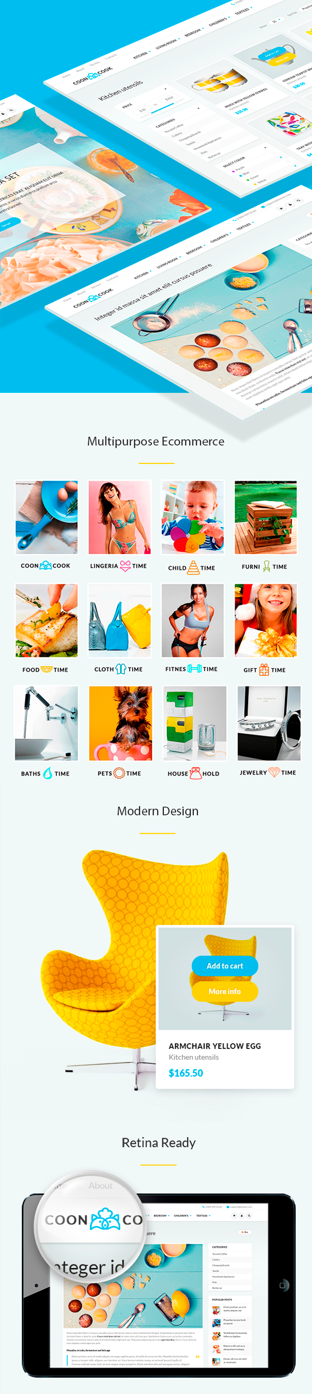 CoonCook - HTML Template for Online Store - 1