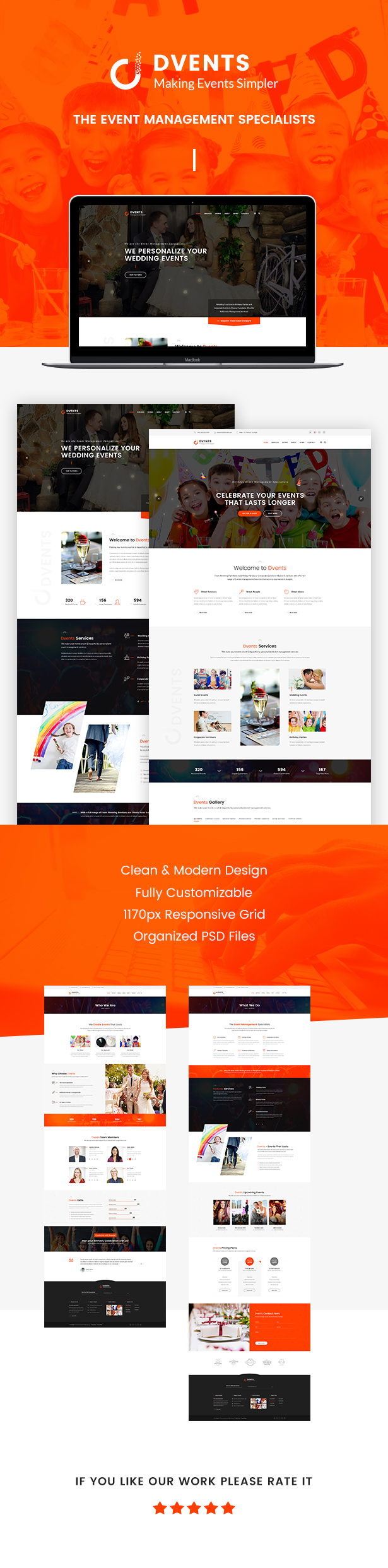 Dvents - HTML Template - 2