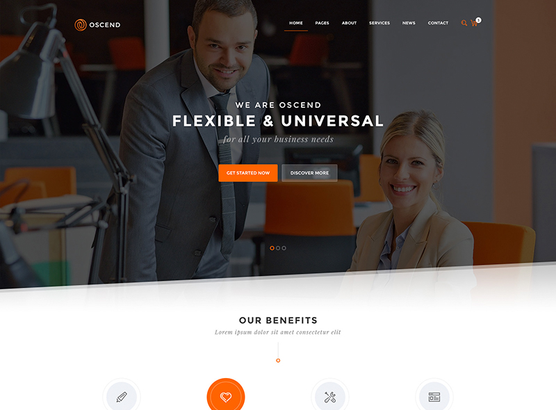 Oscend – WordPress themes for business