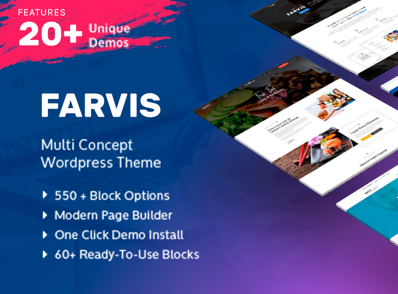 Farvis – Multipurpose WordPress Theme