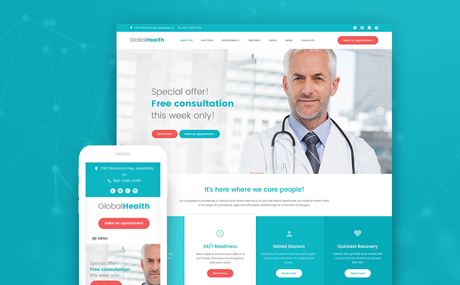 Medical Doctor WordPress Theme