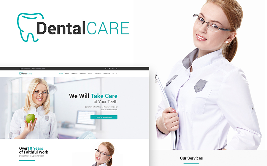 DentalClinic WordPress Theme