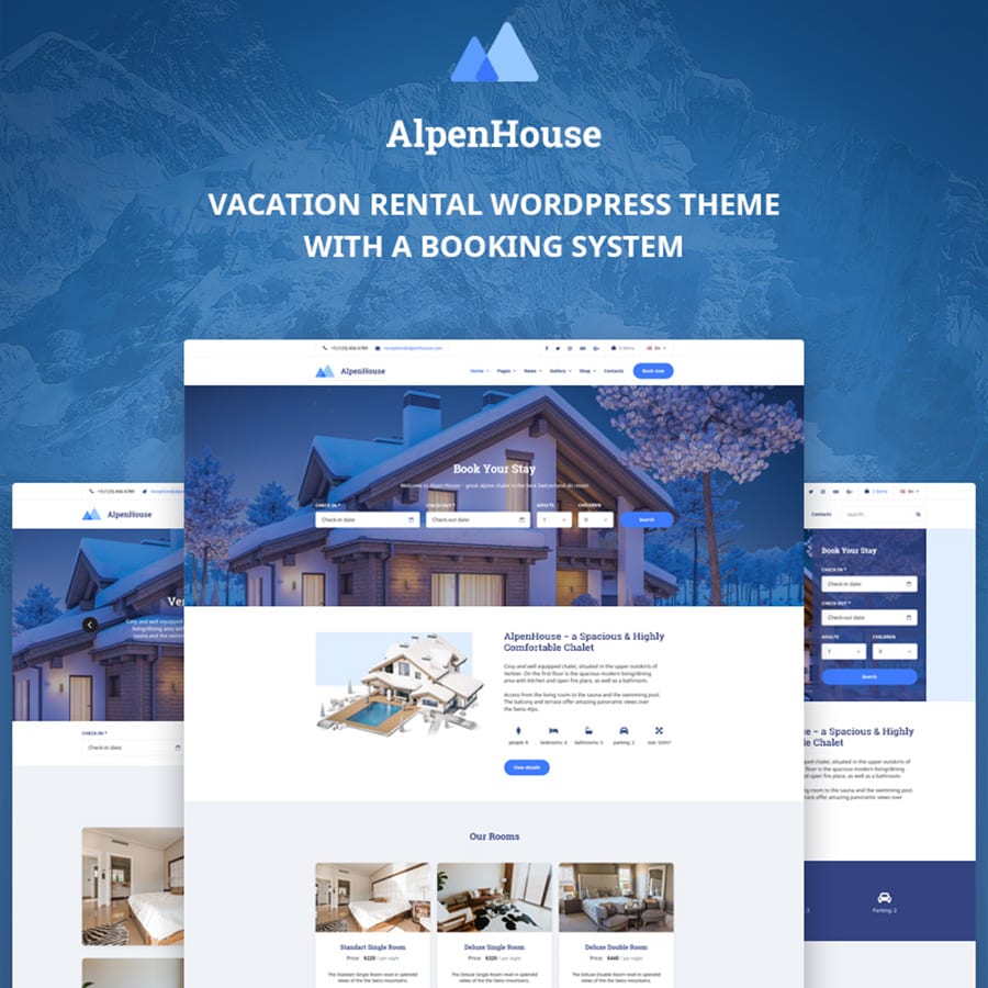 AlpenHouse - Vacation Rental WordPress Theme