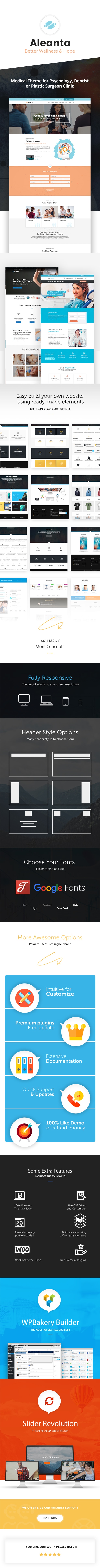Aleanta - Medical WordPress Theme - 3