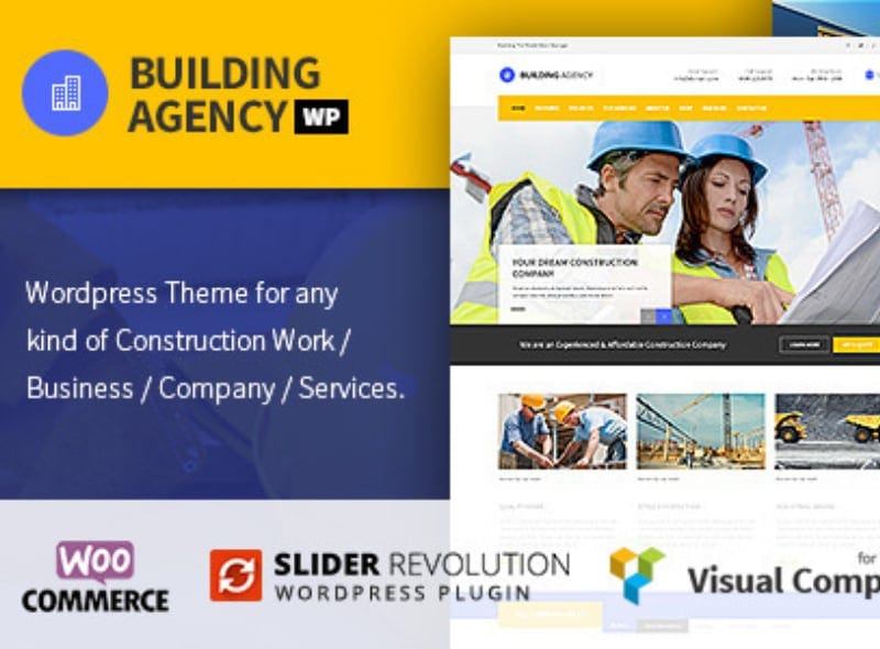 Construction WordPress Theme for Development Company Website