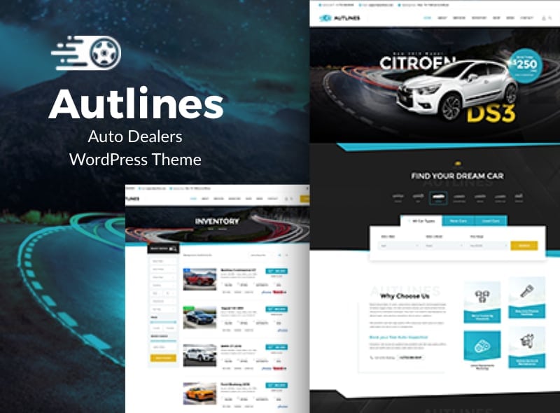 Beautiful Auto Dealer WordPress Theme
