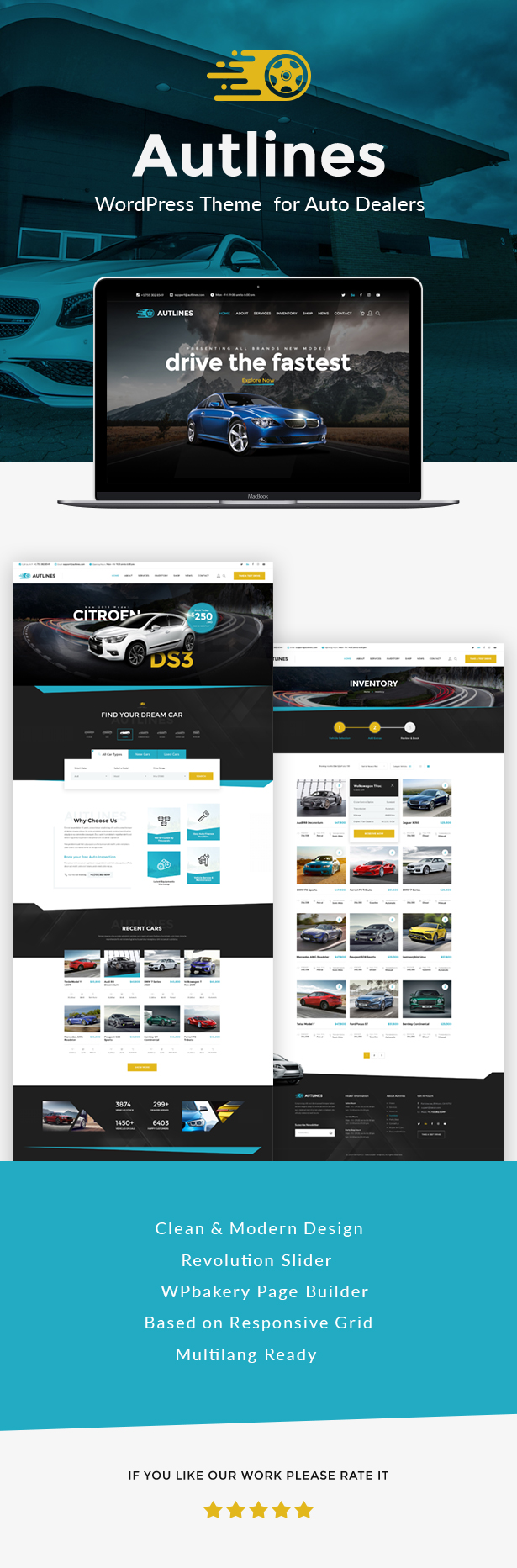 Autlines - Automotive  WordPress Theme - 4