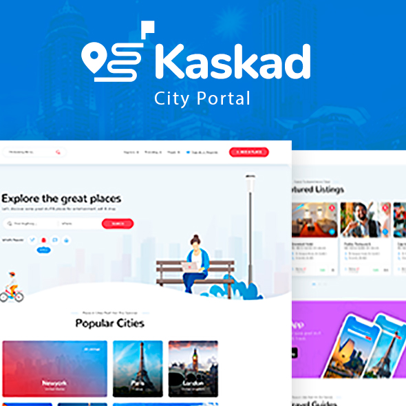 Kaskad – City Guide WordPress Theme
