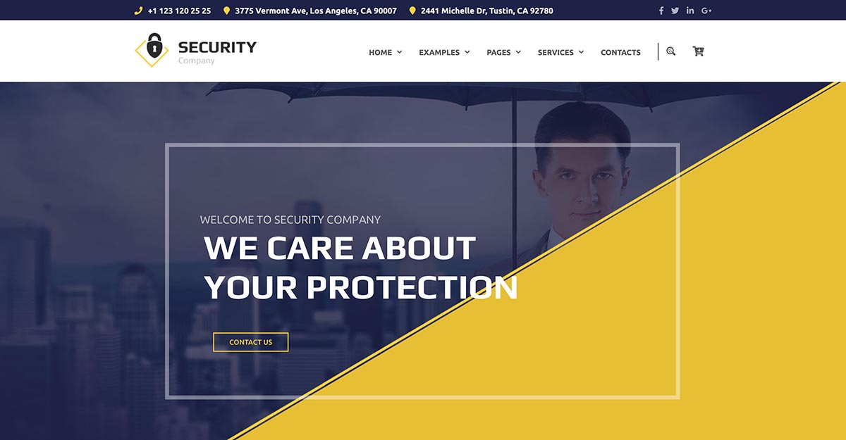 The Guard – Security Company WordPress Theme