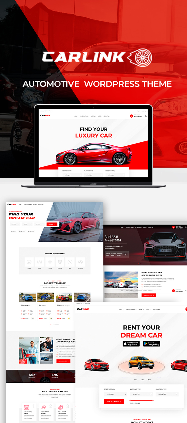 Carlink - Automotive WordPress Theme - 1